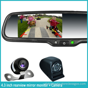 GERMID car mirror monitor drive with 4.3 inch Screen